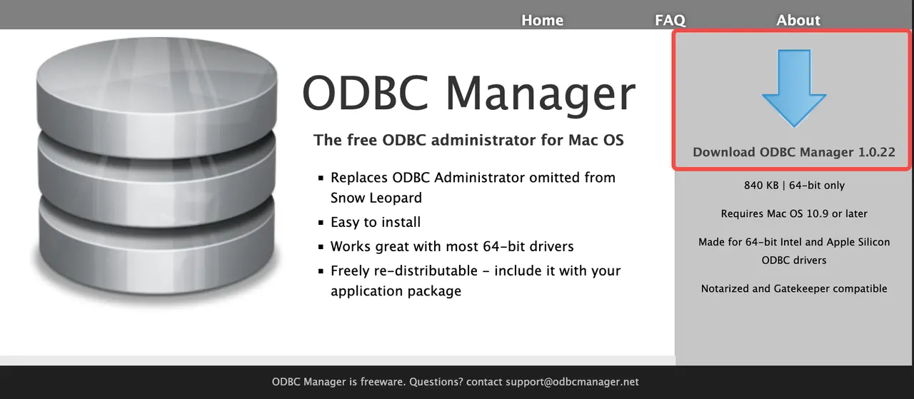 ODBC Manager 1